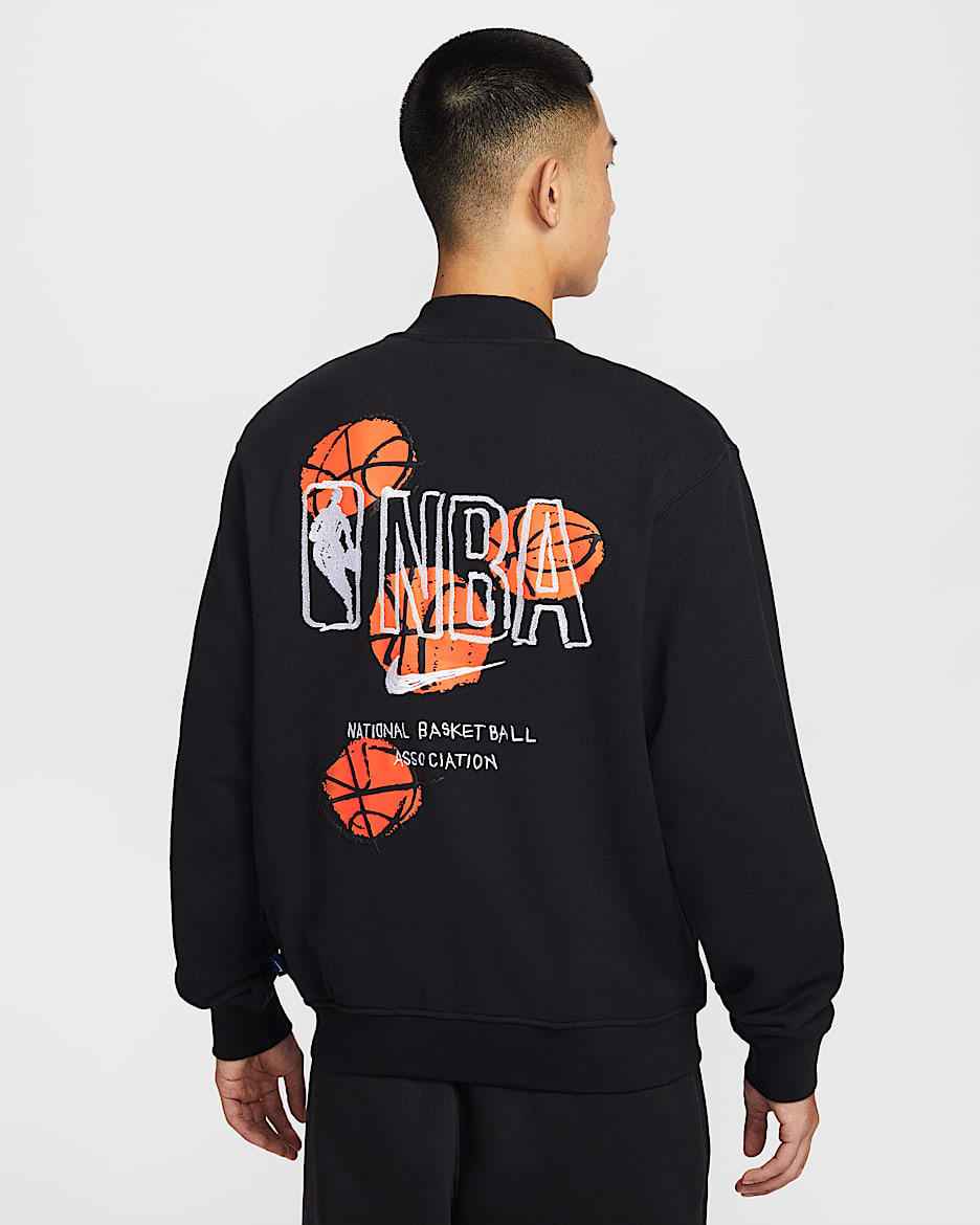 Team 31 Club Nike NBA 男子法式毛圈夹克 - 黑