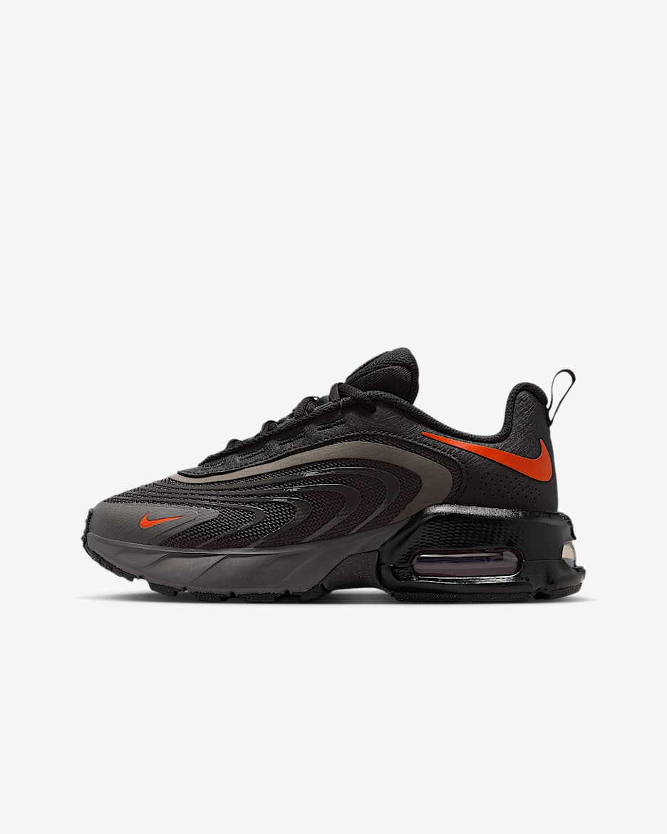 Nike Air Max Fire 大童运动鞋 - 中灰/黑/队橙