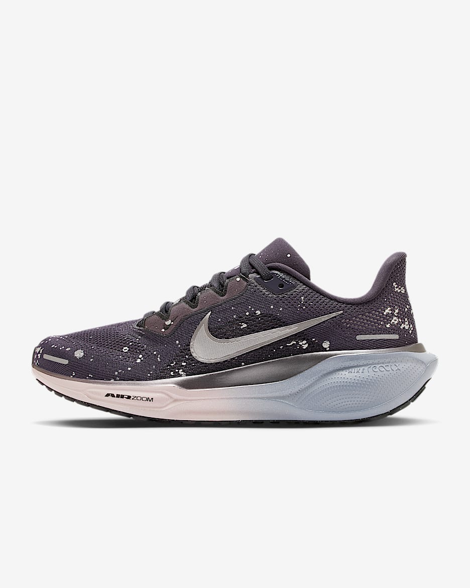 Nike Pegasus 41 SE 耐克飞马女子公路跑步鞋 - 黑紫/黑/暗灰/金属暗灰