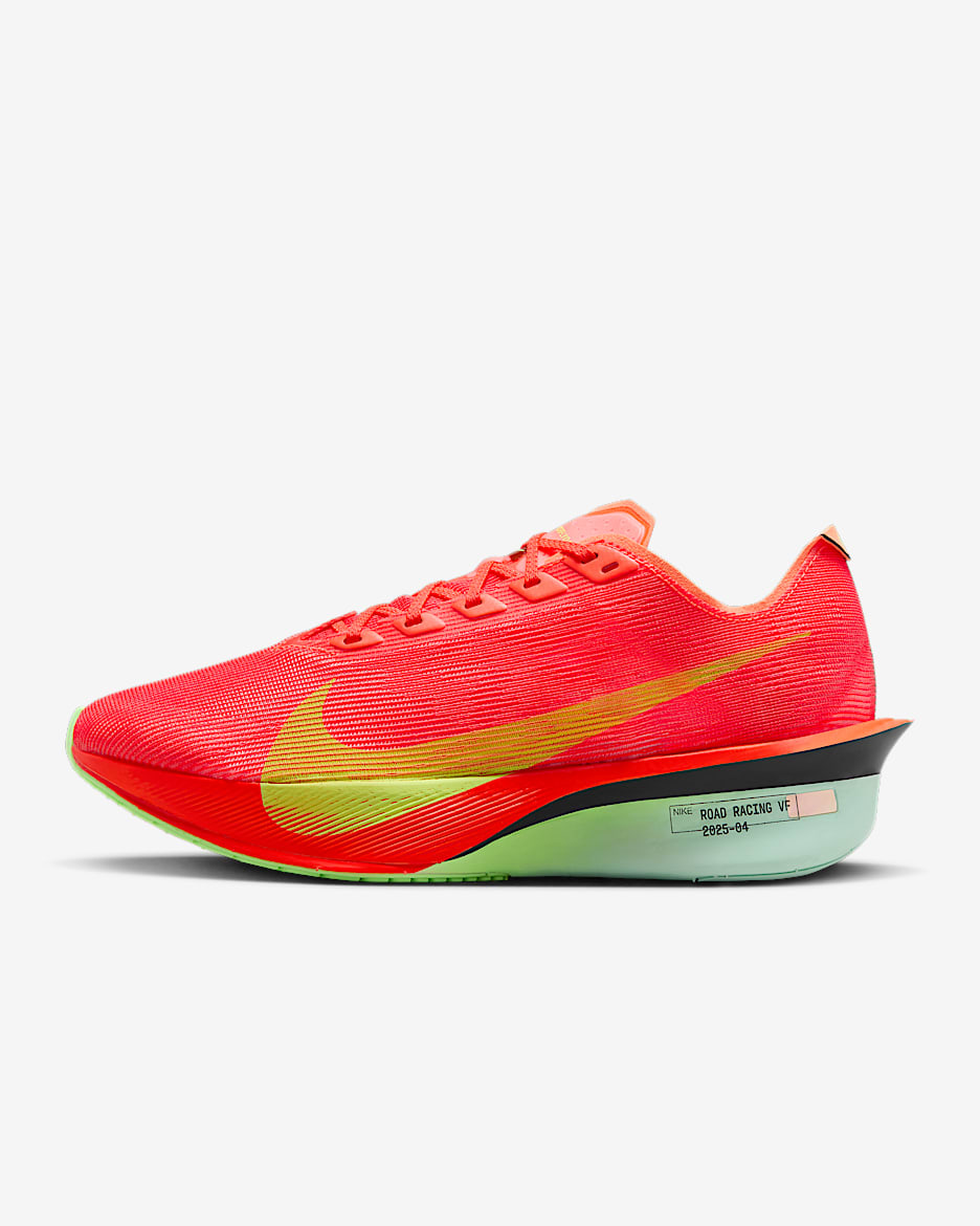 Nike Vaporfly 4 女子轻量公路竞速跑步鞋 - 亮深红/泡沫薄荷绿/黑紫/爆炸绿黄