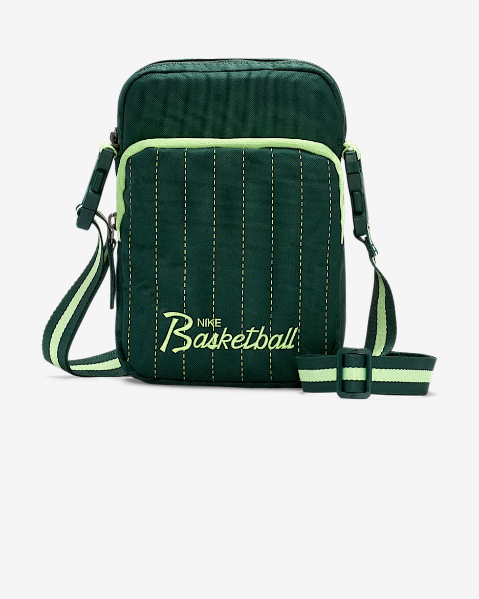 Nike Heritage Crossbody 单肩包 - 贵族绿/光辉绿黄/光辉绿黄
