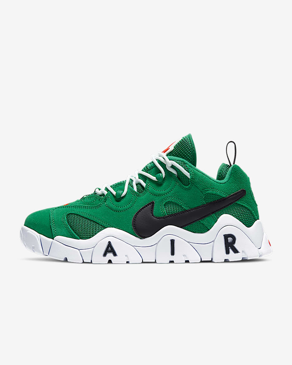 Nike Air Barrage Low 男子运动鞋 - 苜蓿绿/白色/黑