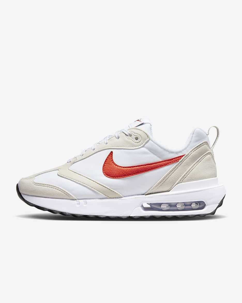Nike Air Max Dawn 女子运动鞋 - 白色/浅骨色/黑/热情红