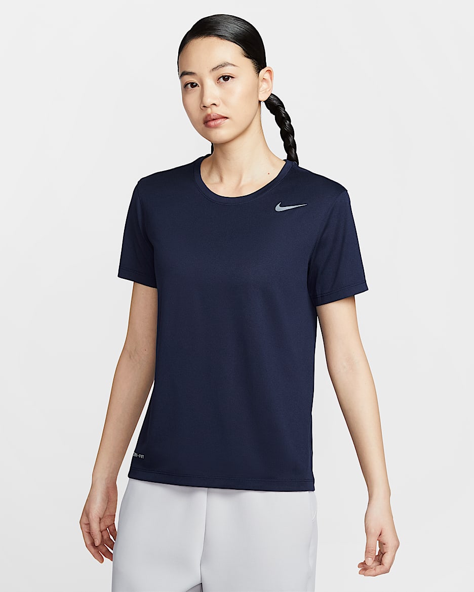 Nike Team Legend 女子速干T恤 - 黑曜石色
