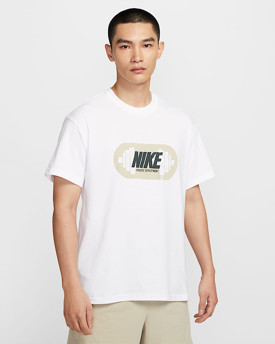Nike 男子训练T恤 - 白色