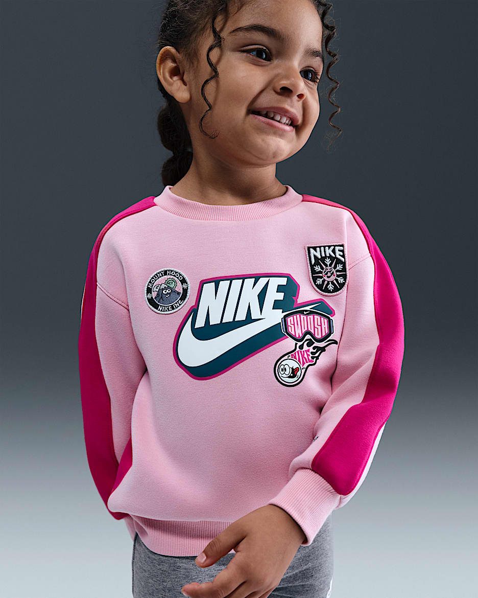 Nike 婴童针织运动衫 - 中柔粉