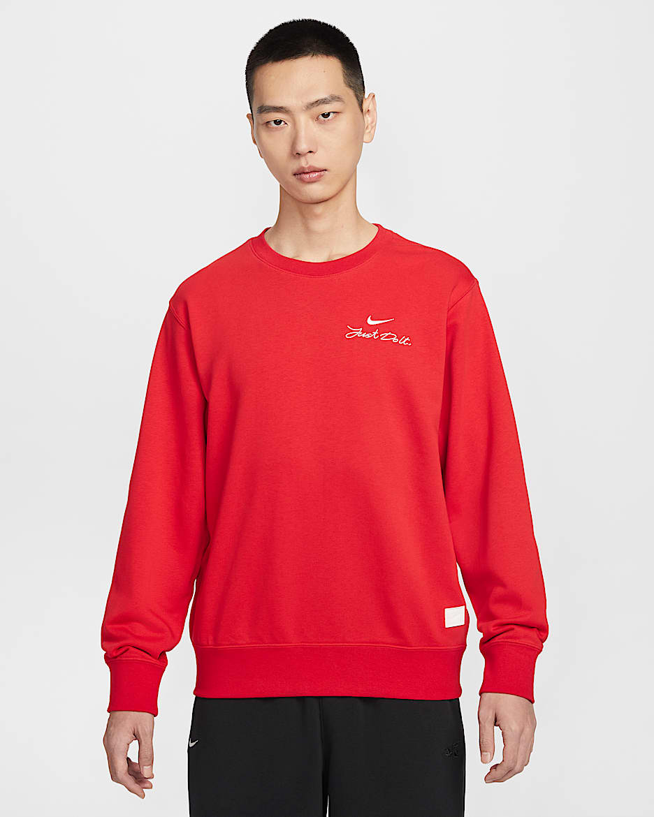 Nike Club 马年限定脱缰系列新年款男子法式毛圈圆领上衣 - 大学红