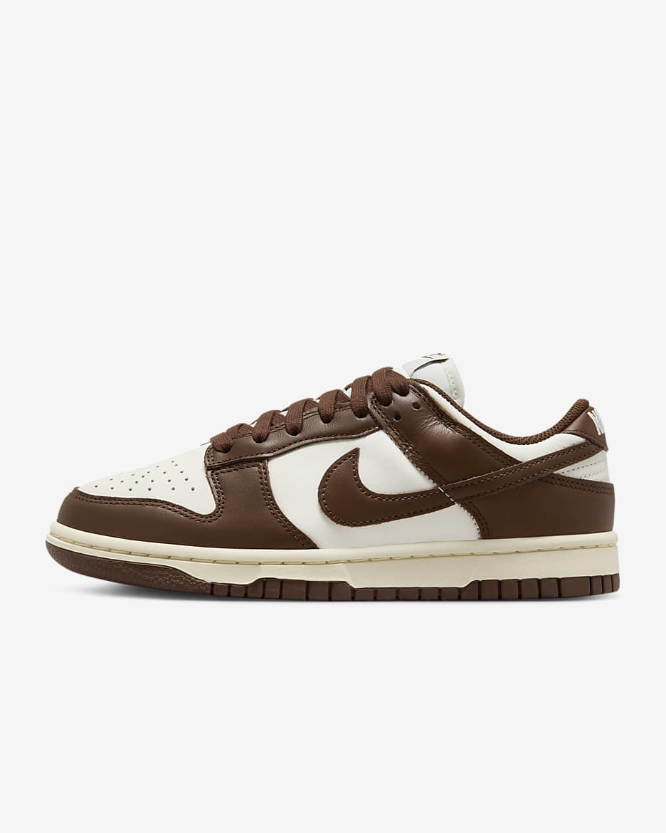 Nike Dunk Low 女子运动鞋复古板鞋 - 帆白/椰奶色/惊喜可可色