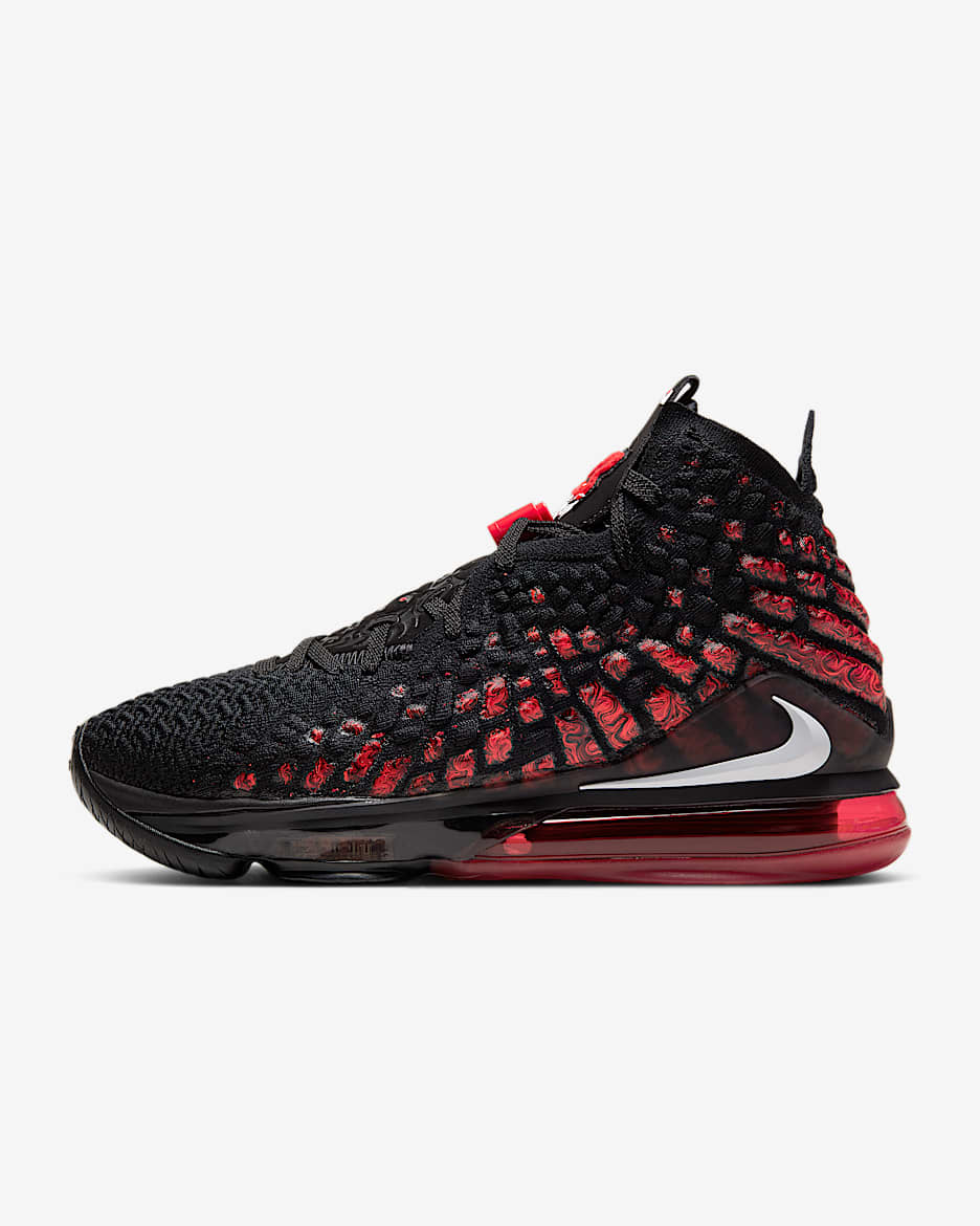 LeBron XVII EP 男子篮球鞋 - 黑/大学红/白色