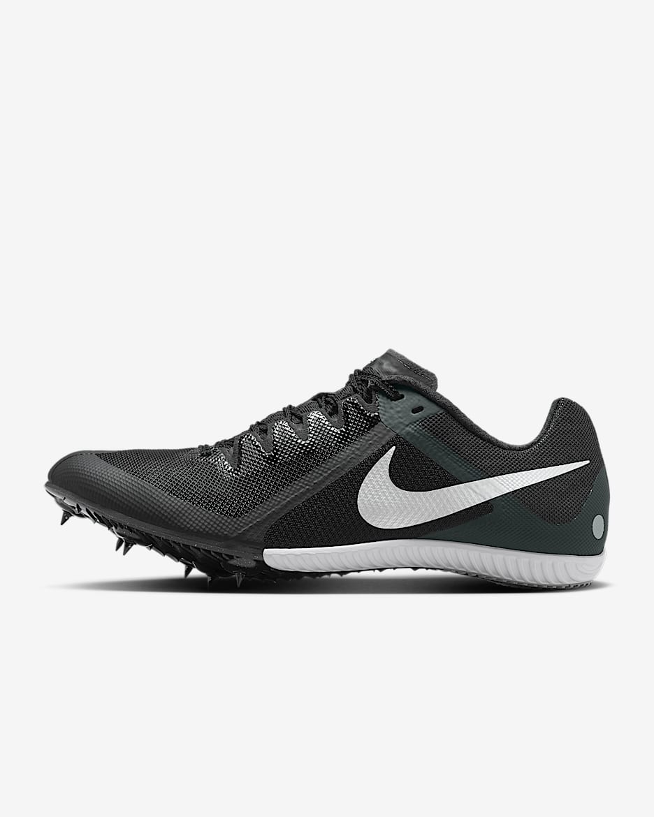 Nike Zoom Rival Multi 男子田径钉鞋 - 黑/黑/金属银