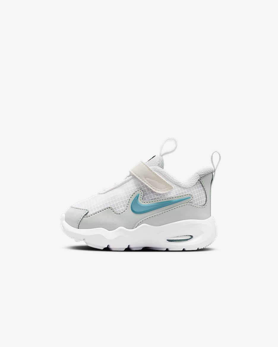 Nike Air Max Nova 婴童运动鞋 - 白色/浅银/泡沫薄荷绿/牛仔蓝绿