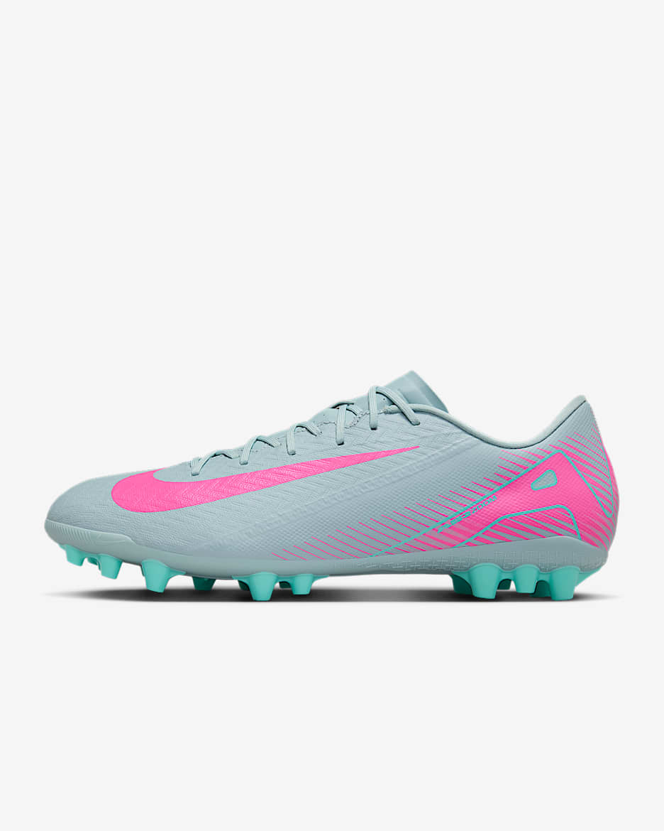 Nike Mercurial Vapor 16 Academy 耐克刺客系列人造草地低帮足球鞋 - 海洋深蓝/爆炸粉