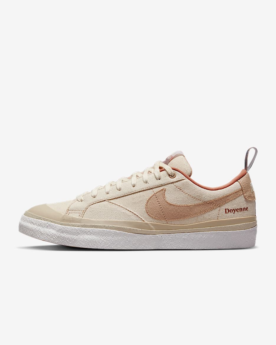 Nike SB Blazer Low QS 男子滑板鞋 - 椰奶色/石灰色/藤黄/藤黄