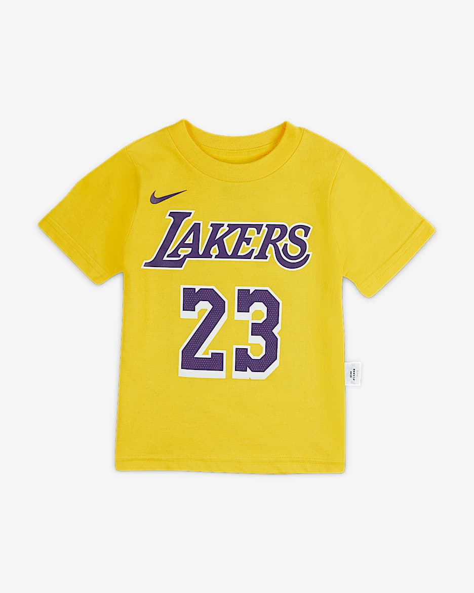洛杉矶湖人队 Nike NBA 婴童T恤 - 阿马里洛黄