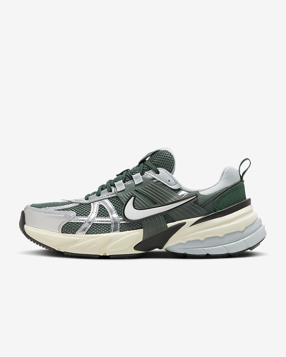 Nike V2K Run 男子复古跑鞋风运动鞋 - 绿古色/矿物杉木绿/狼灰/绿古色