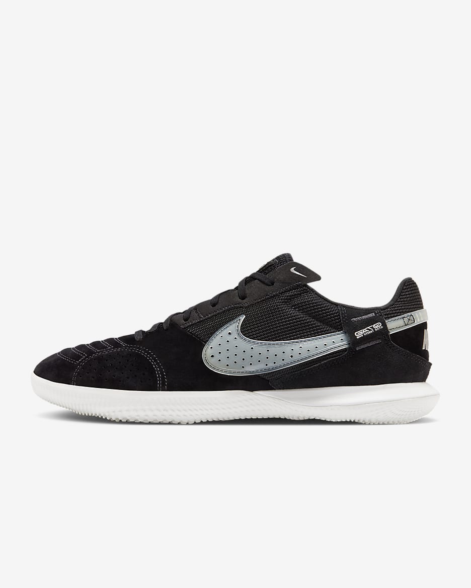 Nike Streetgato 低帮足球鞋 - 黑/灰黑/山峰白
