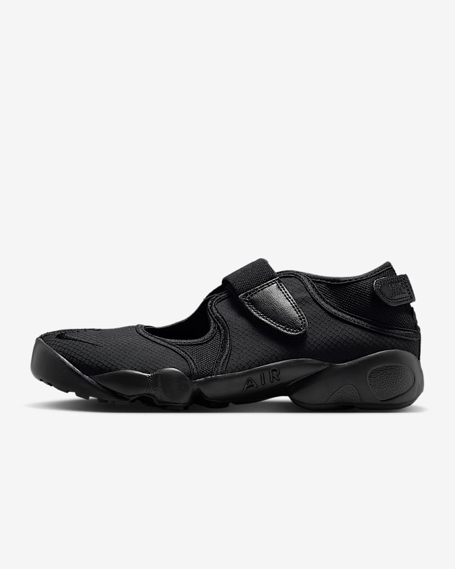 Nike Air Rift Breathe 耐克忍者鞋女子分趾运动鞋 - 黑/白色/黑