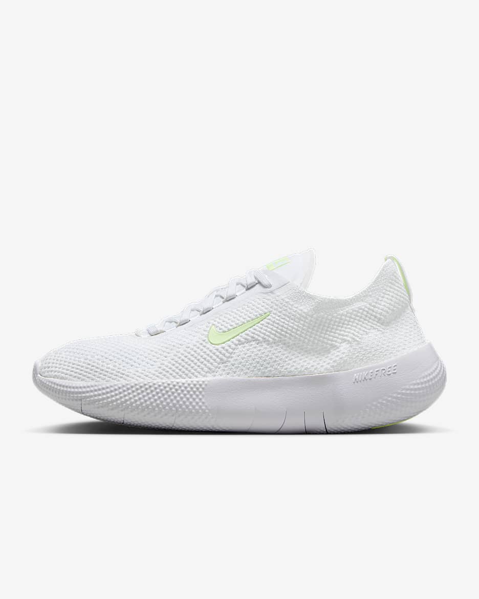 Nike Free 2025 女子训练鞋 - 白色/浅银灰/微黄绿