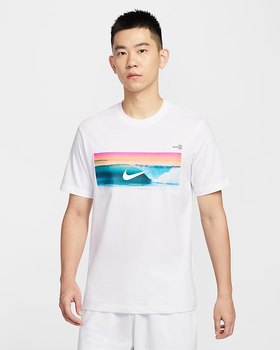 Nike Sportswear 男子T恤 - 白色