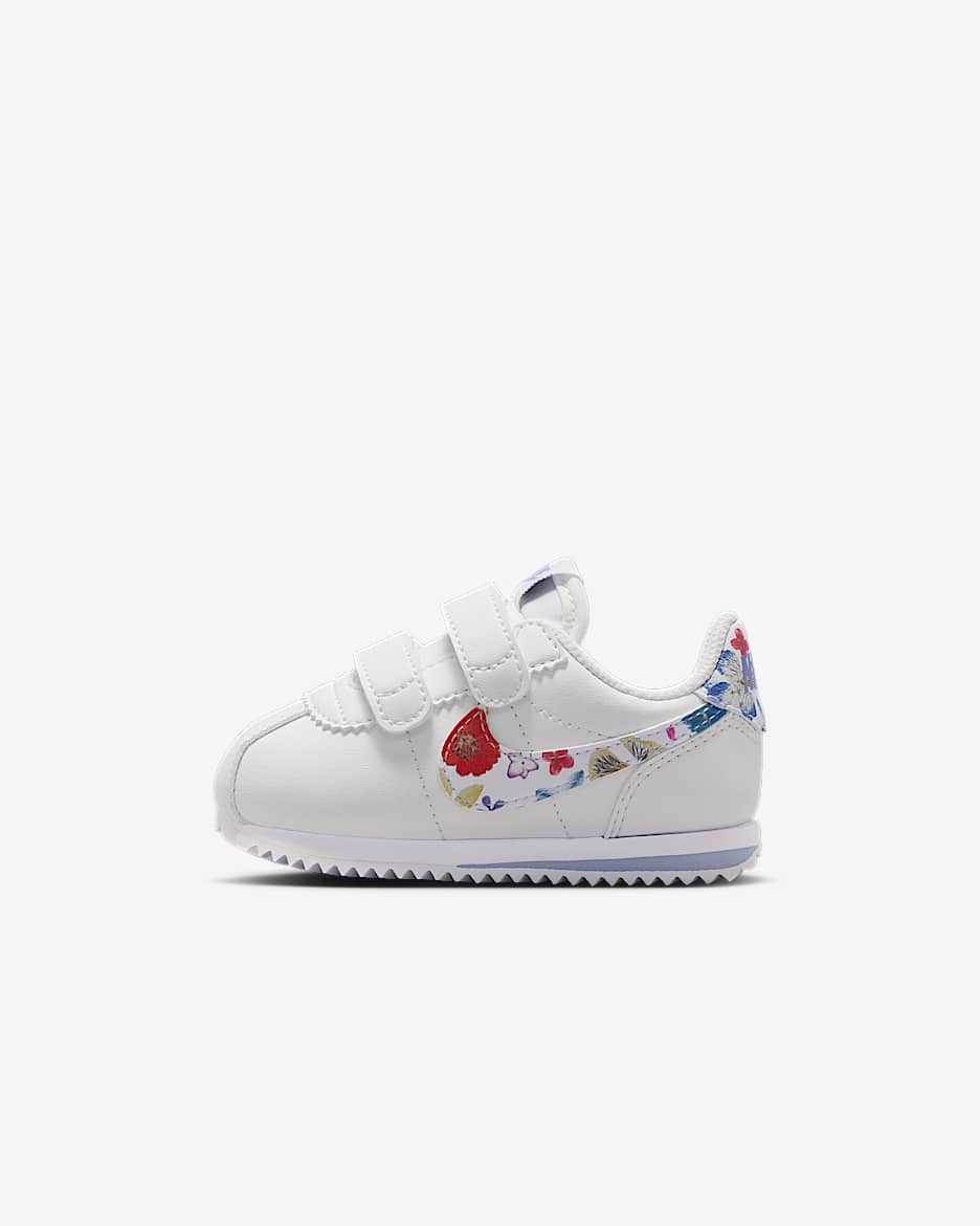 Nike Cortez SE 婴童运动鞋 - 山峰白/白色/浅蓟紫/多色
