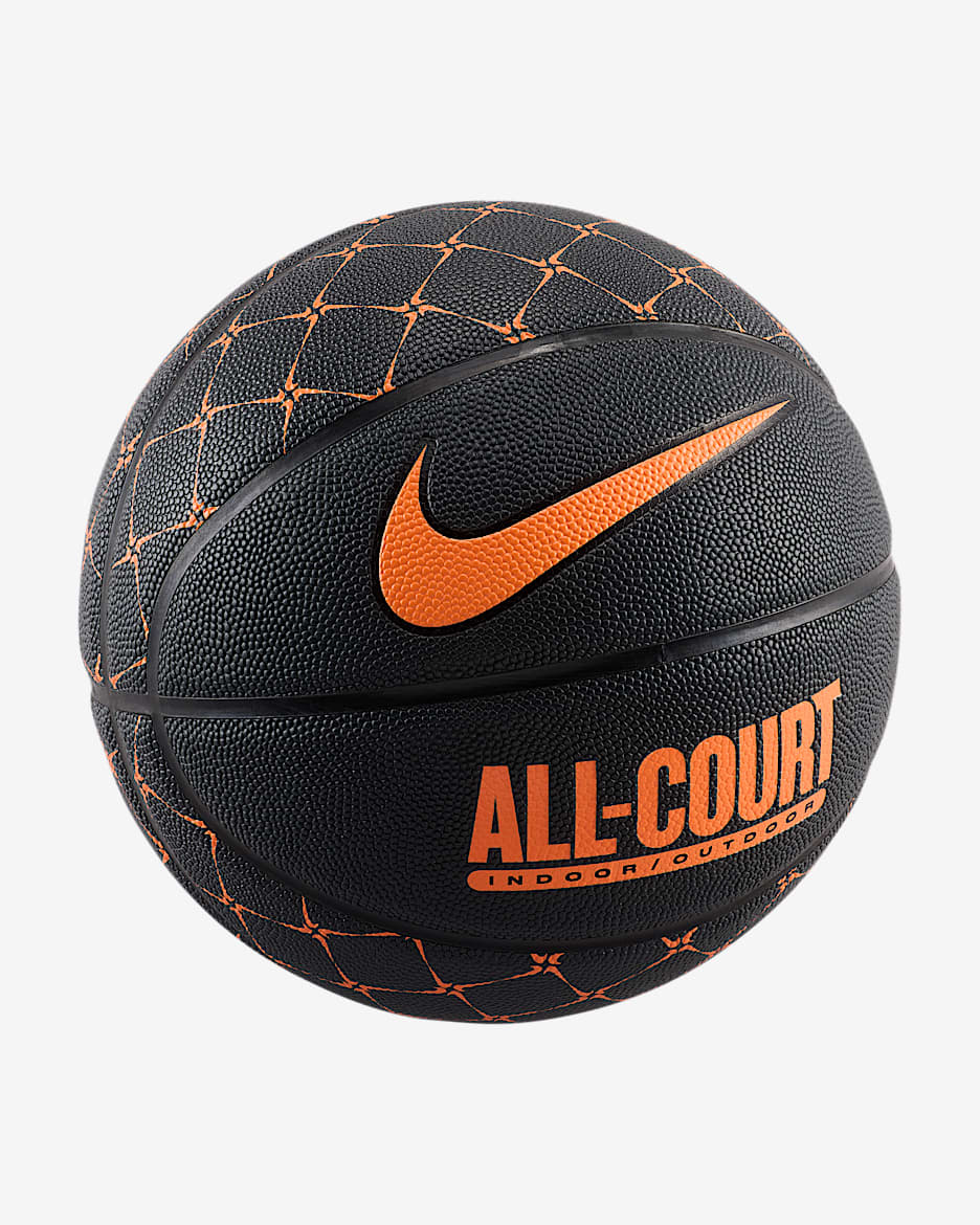 Nike Everyday All-Court 8P 印花篮球 - 煤黑/荷兰橙/黑/荷兰橙