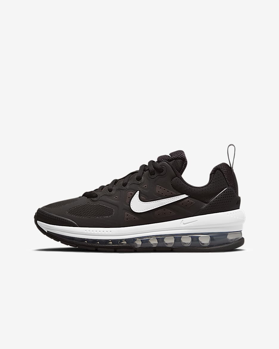 Nike Air Max Genome (GS) 大童运动童鞋 - 黑/煤黑/白色