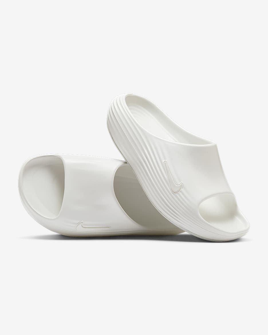 Nike ReactX Rejuven8 女子一脚蹬拖鞋 - 帆白/帆白/帆白