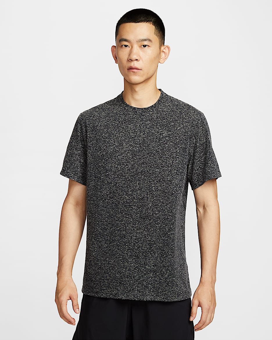 Nike Primary Dri-FIT 男子速干运动上衣 - 黑/黑