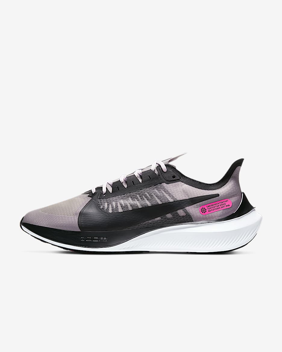 Nike Zoom Gravity 男子跑步鞋 - 大气灰/爆炸粉/白色/黑