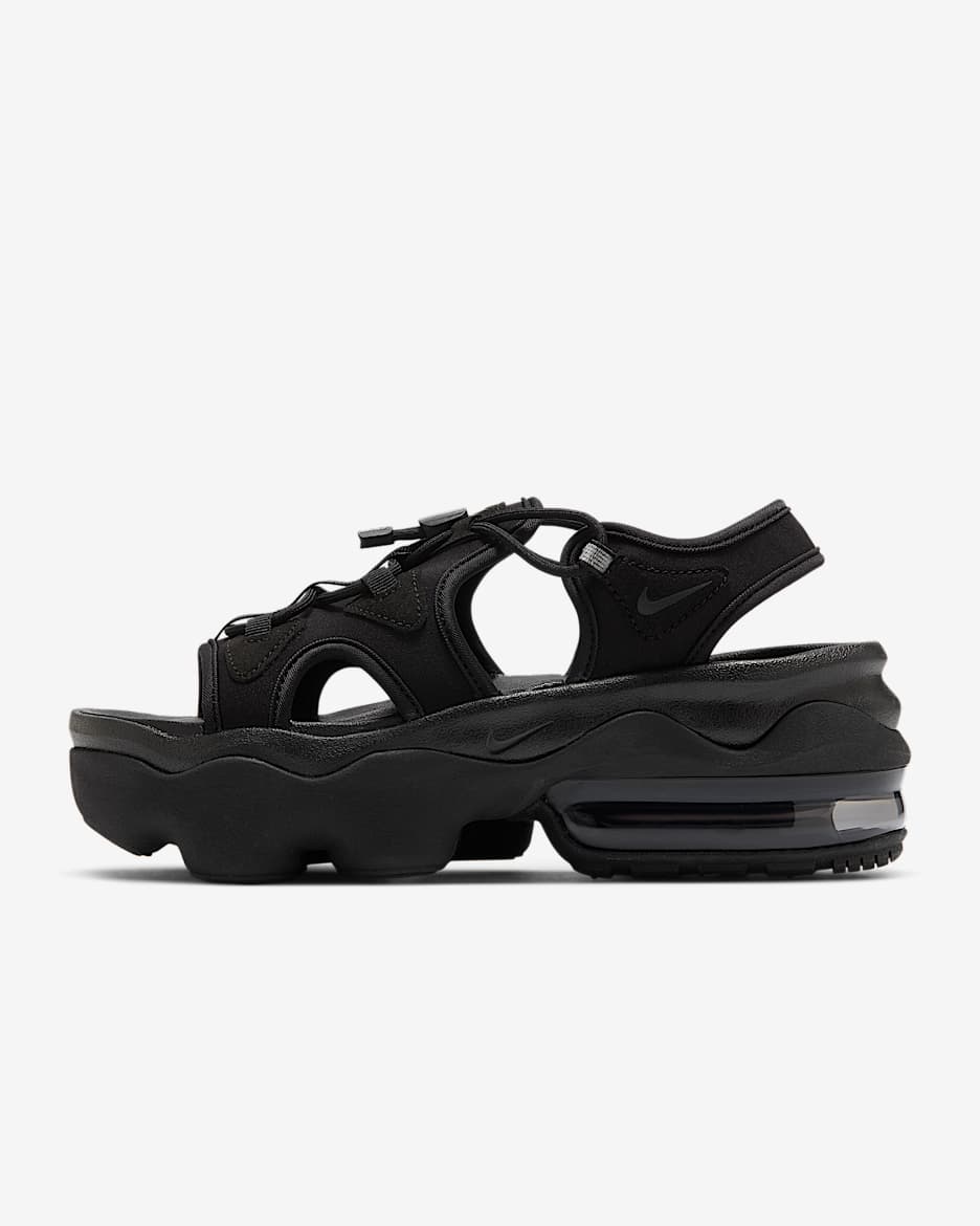Nike Air Max Koko 女子厚底凉鞋 - 黑/煤黑/黑