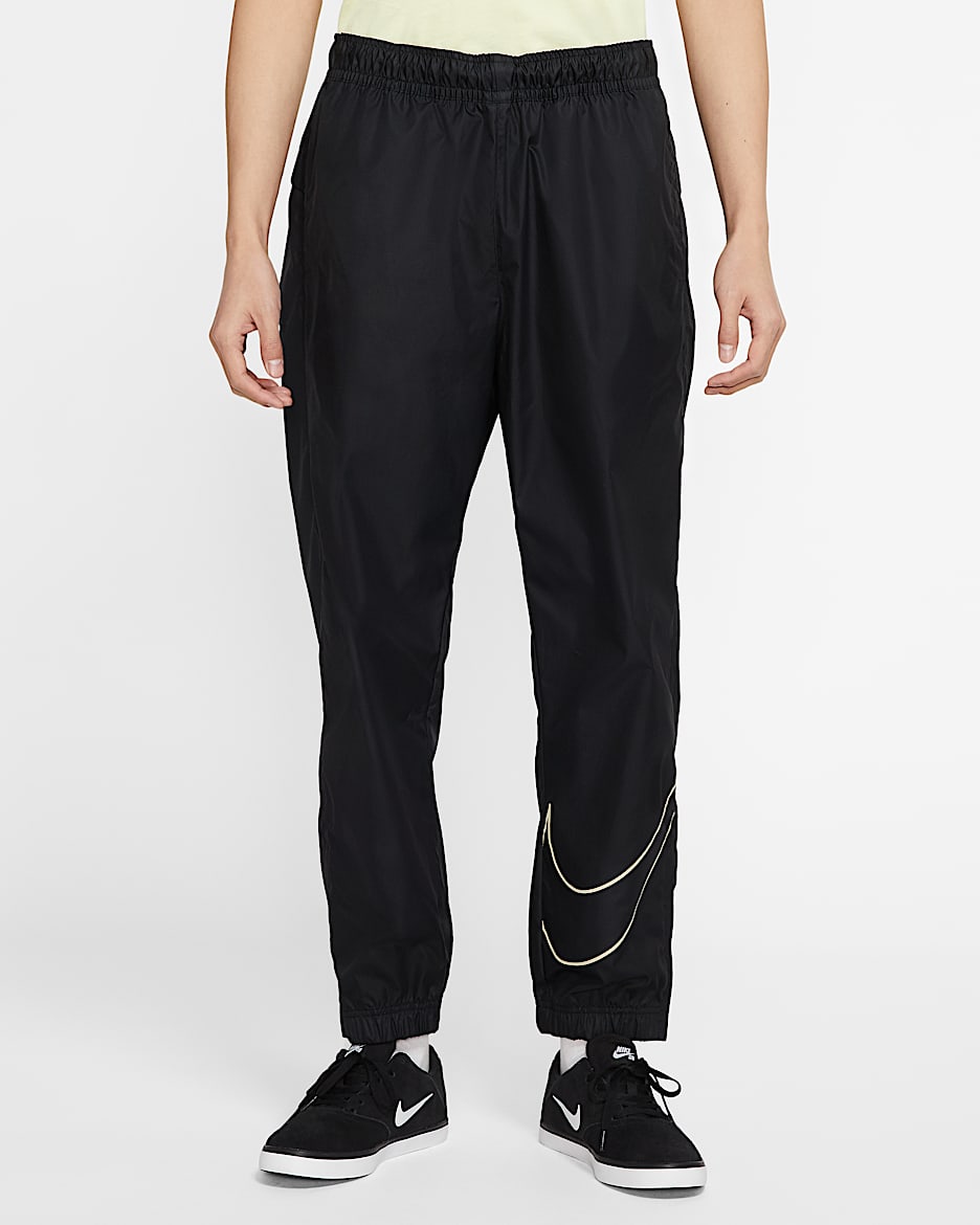 Nike SB 男子滑板长裤 - 黑/黑/化石灰