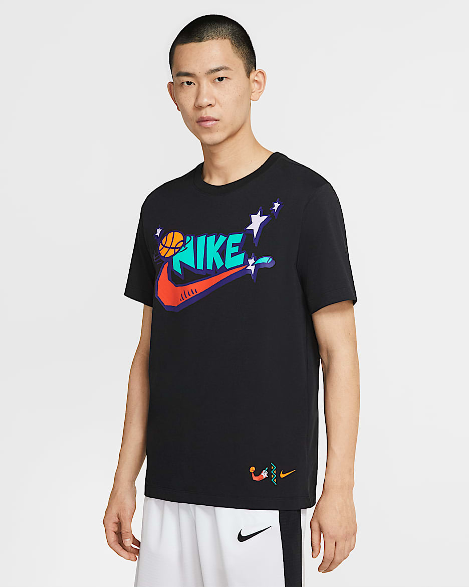 Nike Exploration 系列男子篮球T恤 - 黑