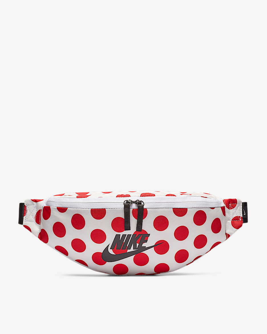 Nike Sportswear Heritage 腰包 - 白色/黑/黑