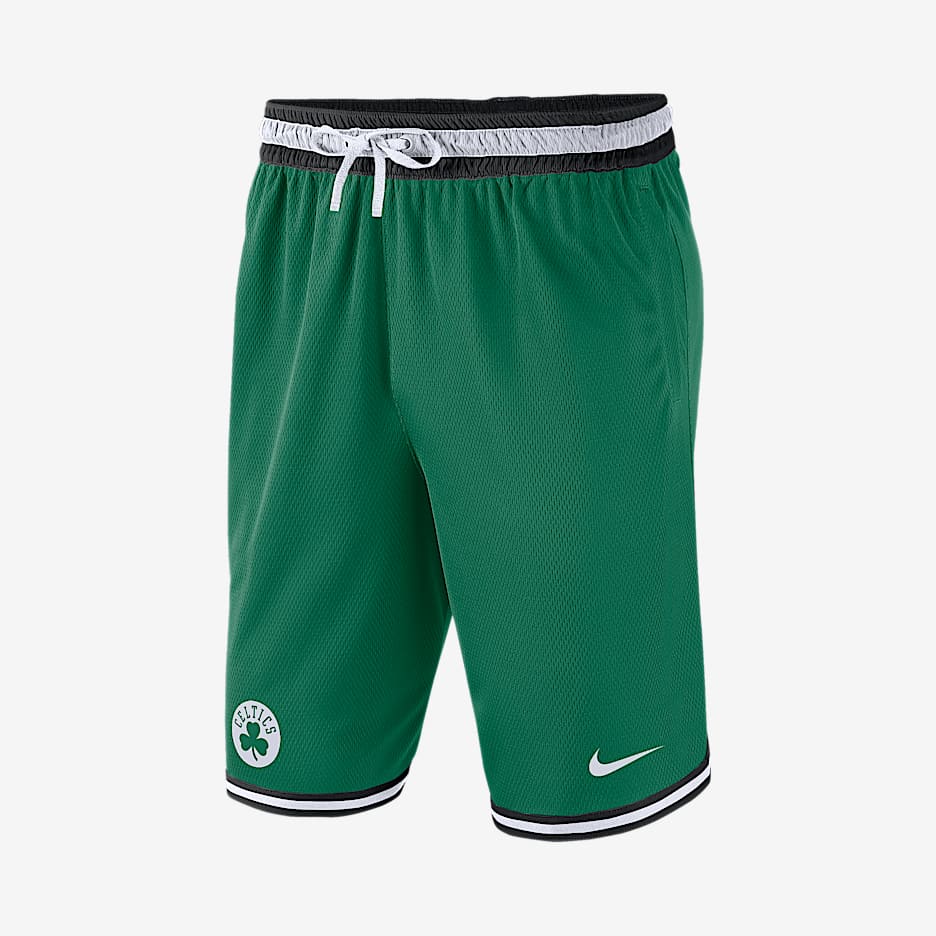 波士顿凯尔特人队 Nike NBA 男子短裤 - 苜蓿绿/黑/白色/白色