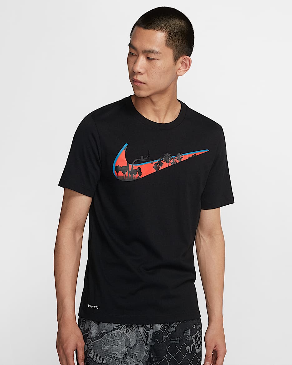 Nike Dri-FIT 男子篮球T恤 - 黑