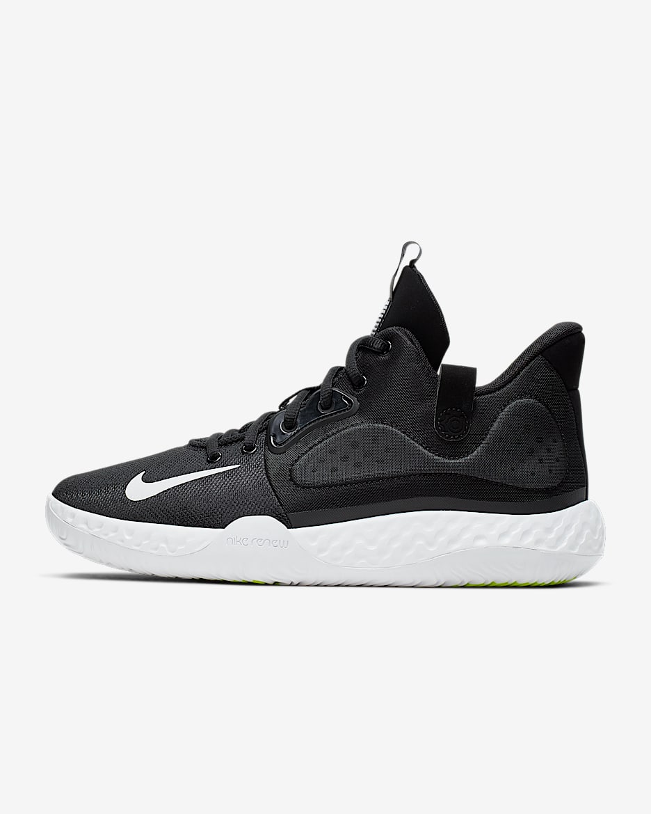 KD Trey 5 VII EP 男/女篮球鞋 - 黑/冷灰/荧光黄/白色