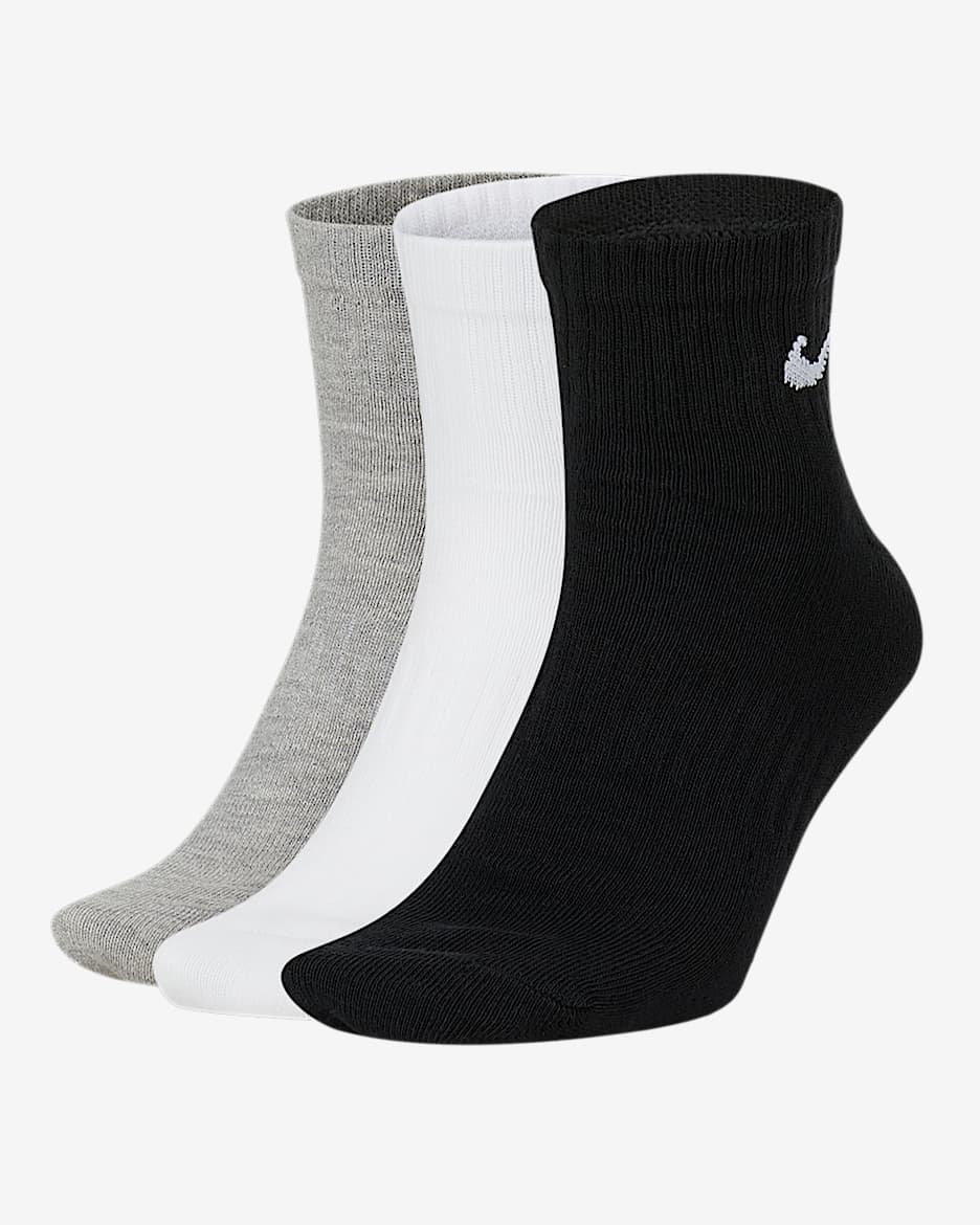 Nike Everyday Lightweight 速干训练短袜（3 双） - 多色