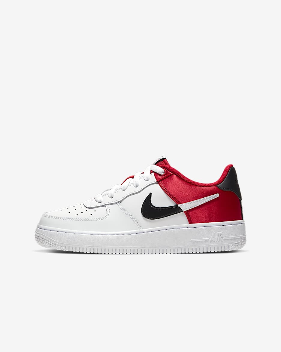 Nike Air Force 1 LV8 1 (GS) 大童运动童鞋 - 大学红/黑/白色/白色