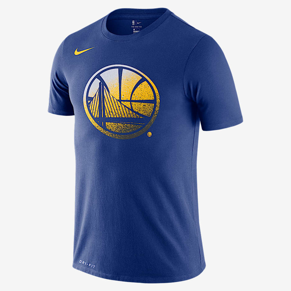 金州勇士队 Nike Dri-FIT 男子 NBA T恤 - 灯草蓝