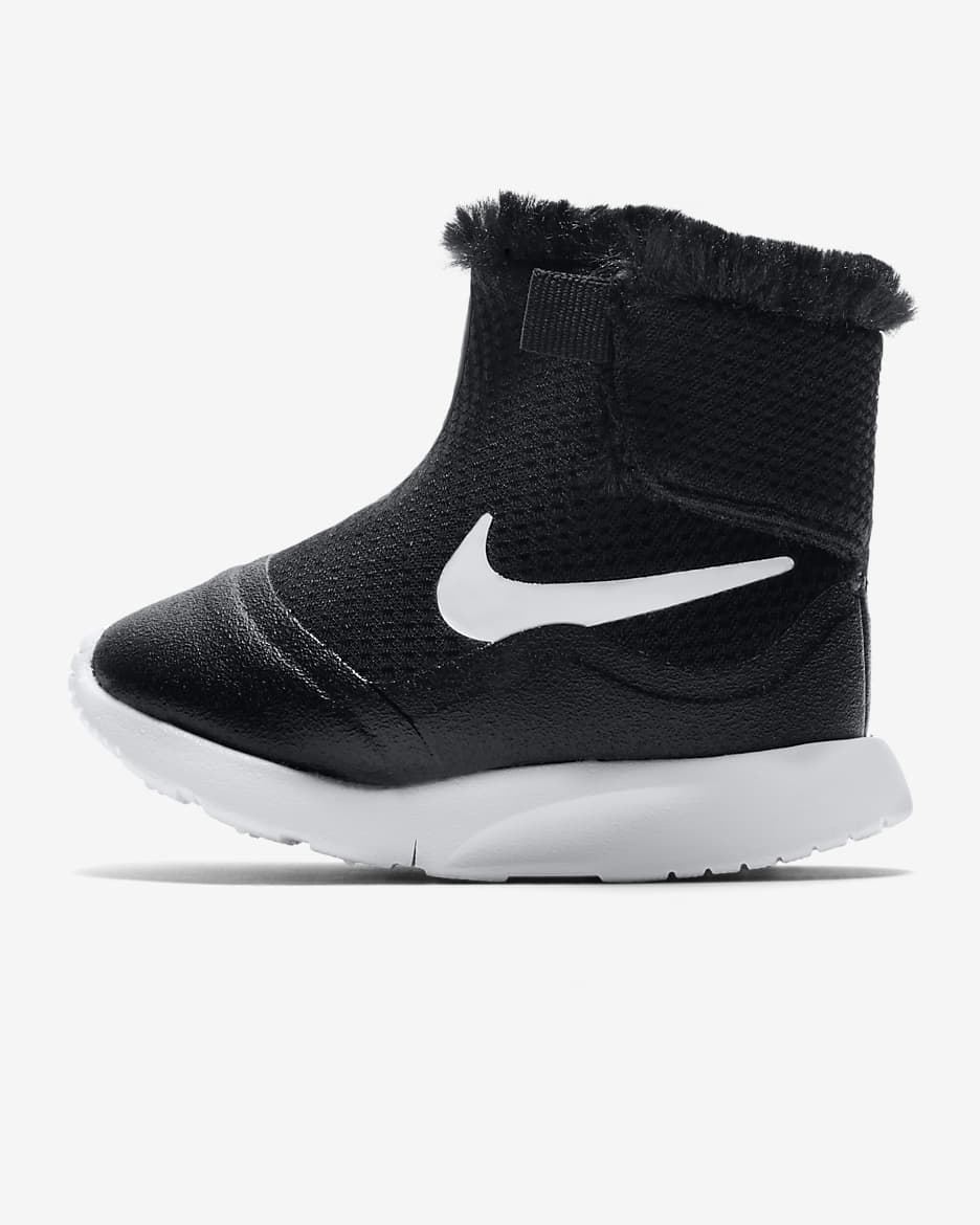 Nike Tanjun HI (TDV) 婴童运动童鞋 - 黑/白色