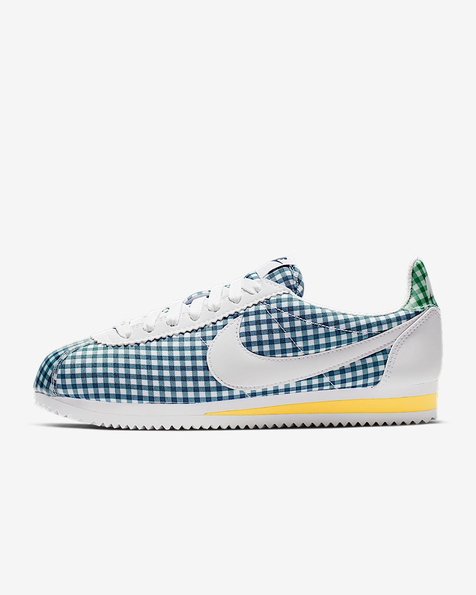 Nike Classic Cortez QS 女子运动鞋 - 白色/力量蓝 (活力蓝)/典雅托帕石色/白色