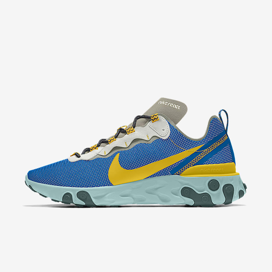 Nike React Element 55 Premium By You 专属定制男子运动鞋 - 多色/多色/多色