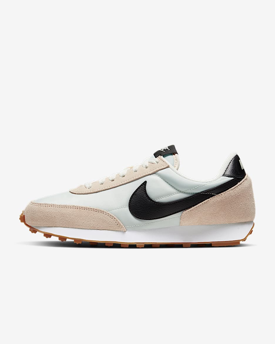 Nike Daybreak 女子经典复古华夫运动鞋 - 淡象牙白/杉木浅蓝灰/橡皮中褐/黑