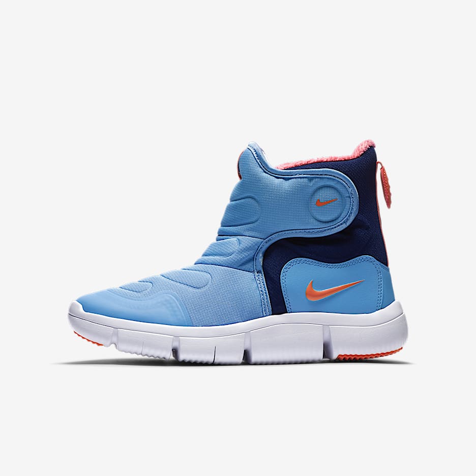 Nike Novice Boot (GS) 大童运动童鞋 - 浅蓝/空间蓝/白色/凝视粉