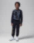 Low Resolution Jordan "See Me Shine" 幼童加绒圆领上衣和长裤套装