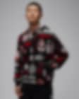 Low Resolution Jordan Essentials 男子印花加绒套头连帽衫