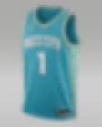 Low Resolution 2023/24 赛季夏洛特黄蜂队 (Lamelo Ball) City Edition Jordan Dri-FIT NBA Swingman Jersey 男子速干球衣