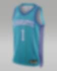 Low Resolution 2023/24 赛季夏洛特黄蜂队 (LaMelo Ball) Jordan Dri-FIT NBA Swingman Jersey 男子速干球衣
