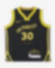 Low Resolution 2023/24 赛季金州勇士队 (Stephen Curry) City Edition Nike NBA Jersey 婴童球衣