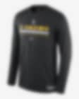 Low Resolution 洛杉矶湖人队 Practice Nike Dri-FIT NBA 男子长袖T恤